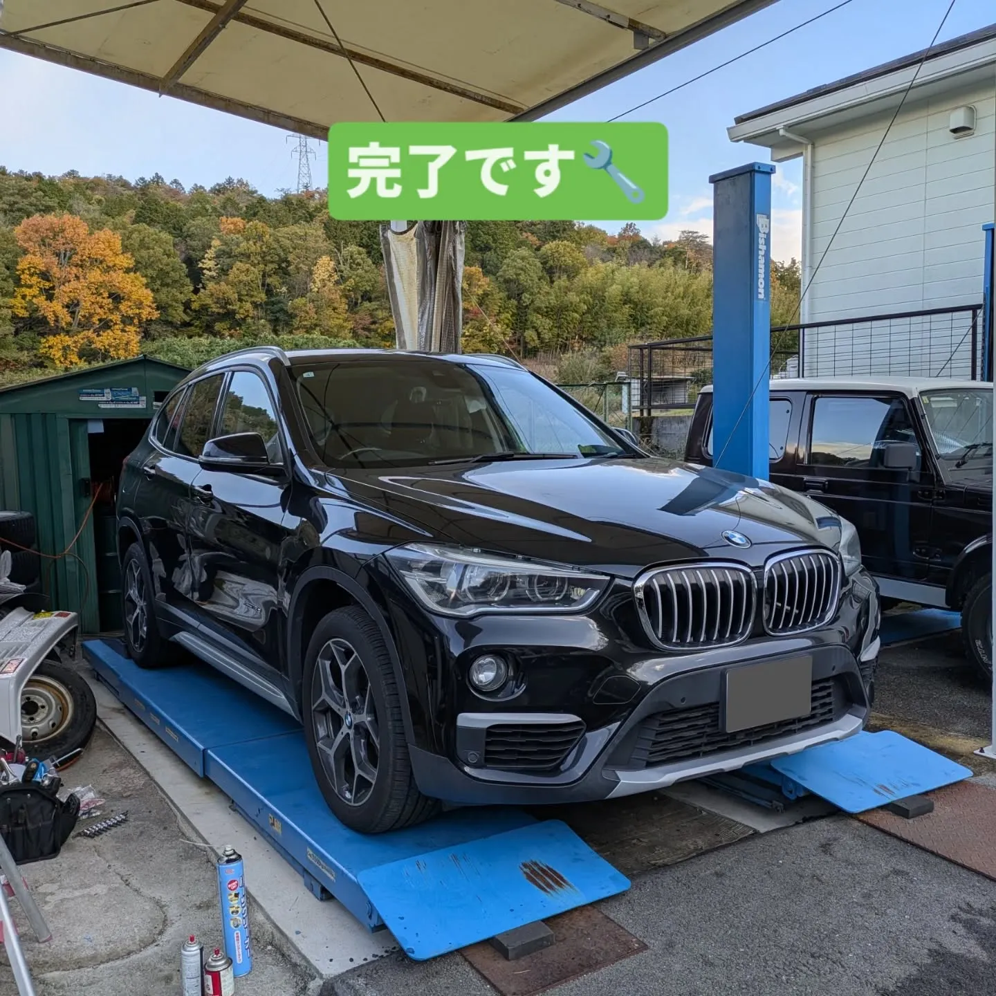 BMW X1 F48 ディーゼルエンジンの修理風景🌴