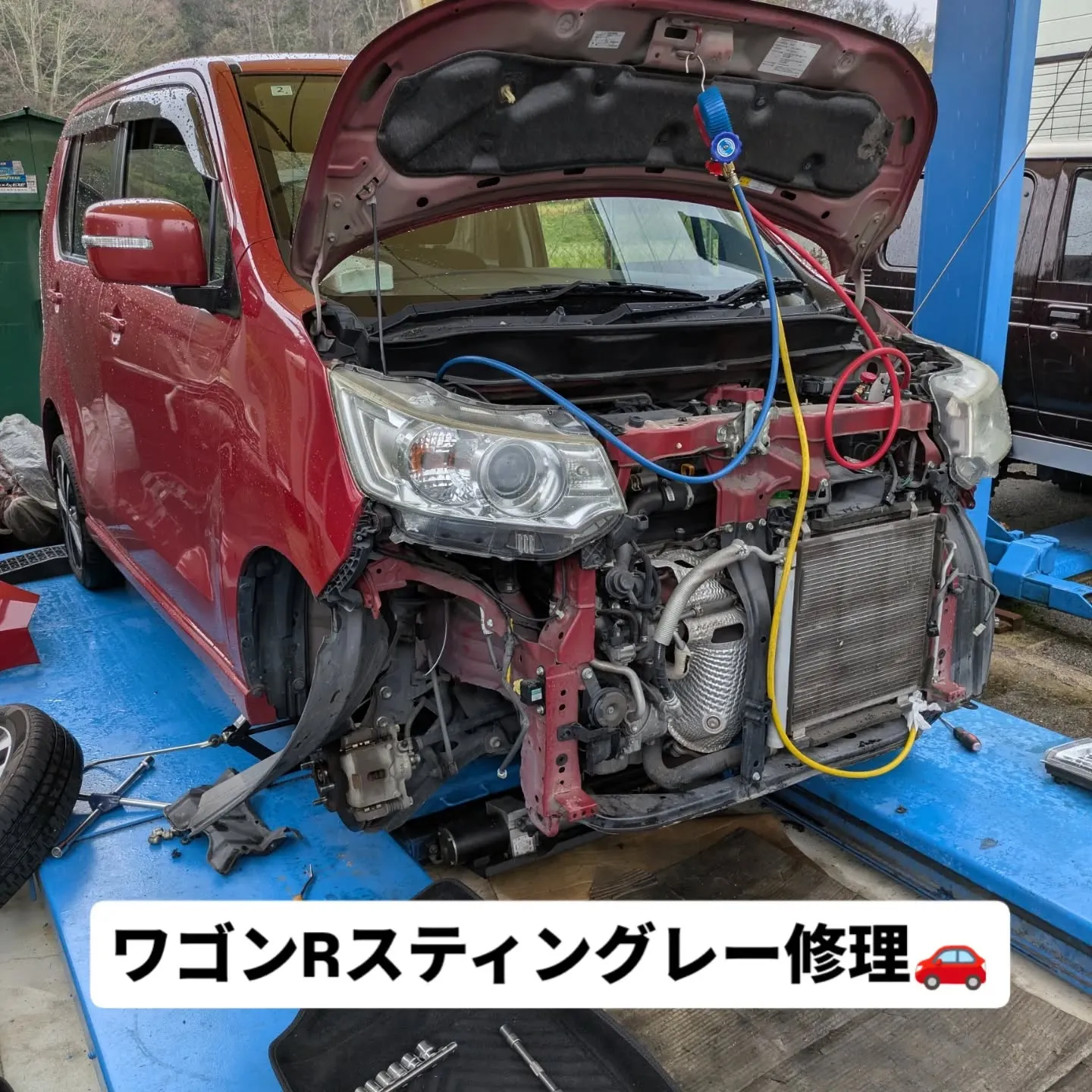 #FAMCA　#ワゴンRスティングレー　#エアコンコンプレッ...