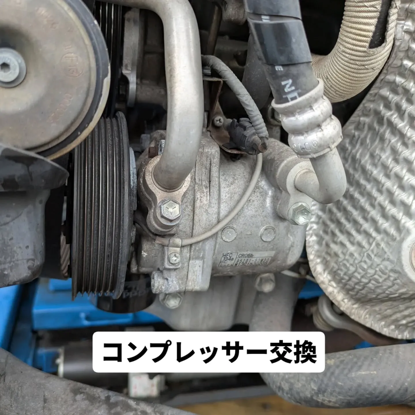 #FAMCA　#ワゴンRスティングレー　#エアコンコンプレッ...