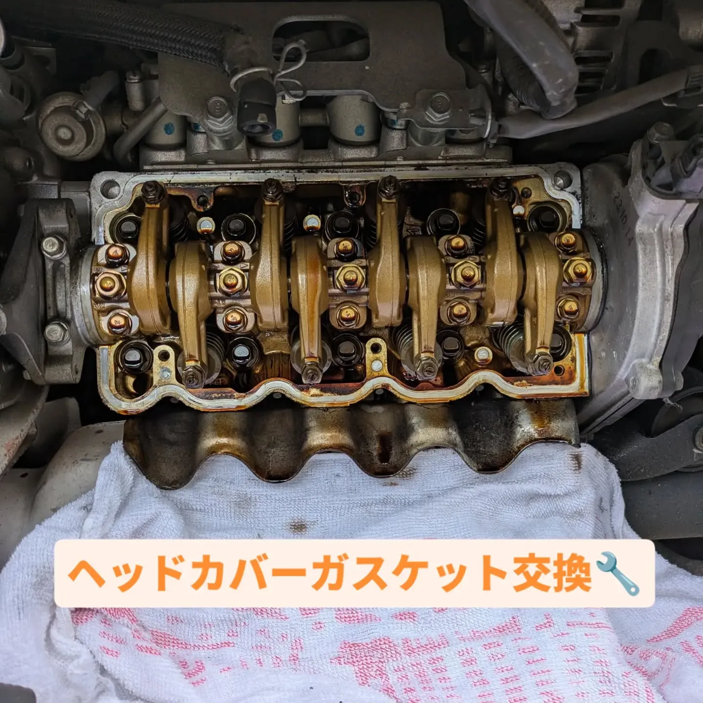 #FAMCA #スバルサンバー #サンバーオイル漏れ　#ヘッ...